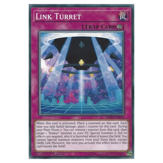 Yu-Gi-Oh! - Structure Deck - Rokket Revolt - Link Turret (Common) SDRR-EN036