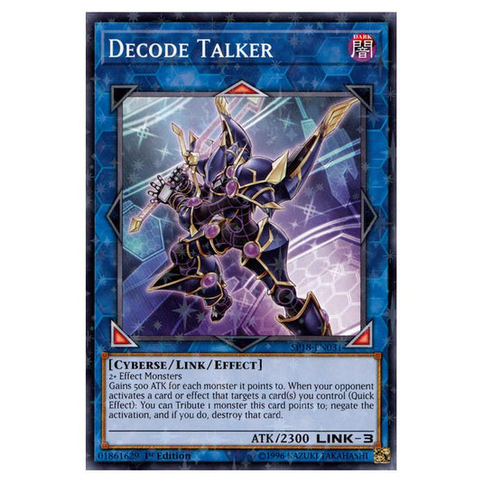 Yu-Gi-Oh! - Star Pack VRAINS - Decode Talker (Starfoil Rare) SP18-EN031