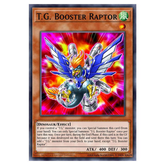 Yu-Gi-Oh! - OTS Tournament Pack 23 - T.G. Booster Raptor (Common) OP23-EN019