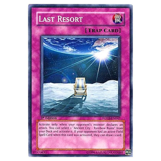 Yu-Gi-Oh! - Force of the Breaker - Last Resort (Common) FOTB-EN047