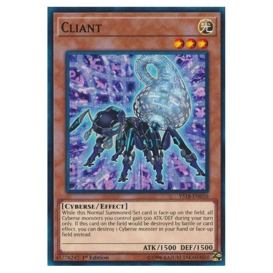 Yu-Gi-Oh! - Starter Deck - Codebreaker - Cliant (Common) YS18-EN010