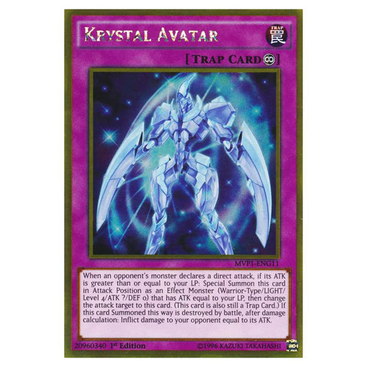 Yu-Gi-Oh! - Yu-Gi-Oh! The Dark Side of Dimensions Movie Pack - Gold Edition - Krystal Avatar (Gold Rare) MVP1-ENG11