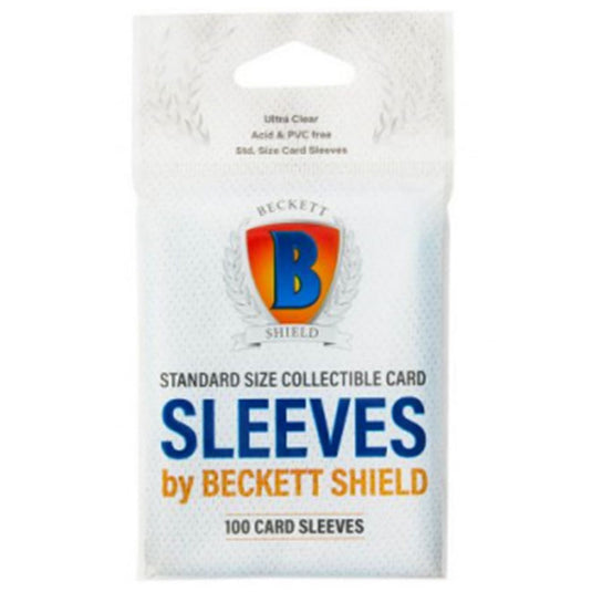 Beckett Shield - Standard Card Sleeves (100 Sleeves)