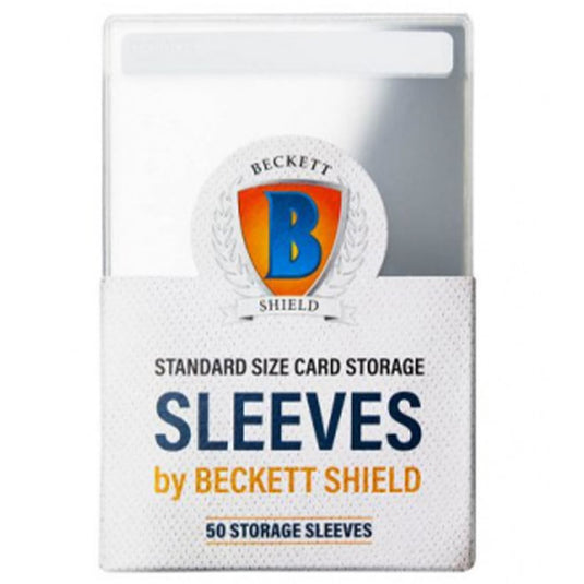 Beckett Shield - Standard Storage Sleeves (50 Sleeves)