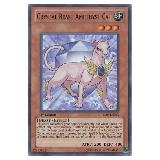 Yu-Gi-Oh! - Ra Yellow Mega Pack - Crystal Beast Amethyst Cat (Super Rare) RYMP-EN041