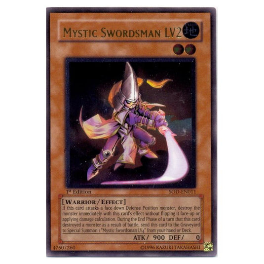 Yu-Gi-Oh! - Soul of the Duelist - Mystic Swordsman LV2 (Ultimate Rare) SOD-EN011