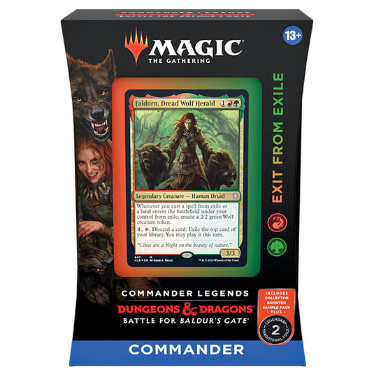 Magic the Gathering - Commander Legends - Battle For Baldur's Gate - Commander Deck - Exit from Exile