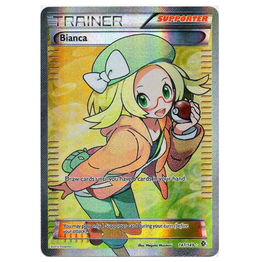 Pokemon - Black & White - Boundaries Crossed - Bianca EX Full-Art 147/149