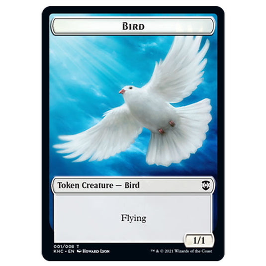Magic The Gathering - Kaldheim Commander - Tokens - Bird - 001/008