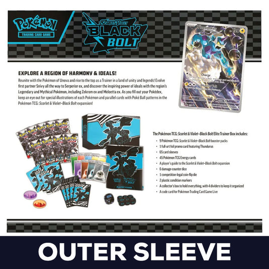 Pokemon - Scarlet & Violet - Black Bolt - Outer Sleeve