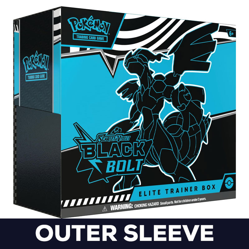 black bolt card sleeves Pokemon - Scarlet & Violet - Black Bolt