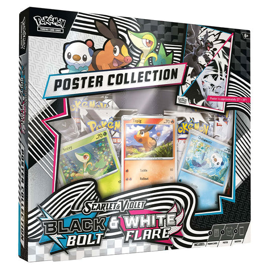 Pokemon - Scarlet & Violet - Black Bolt & White Flare - Poster Collection