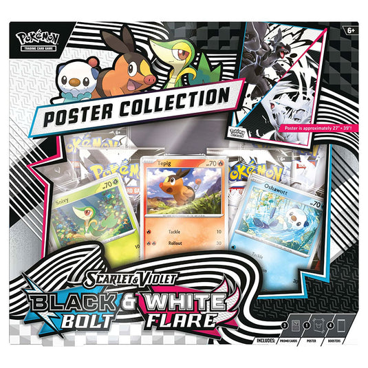 Pokemon - Scarlet & Violet - Black Bolt & White Flare - Poster Collection