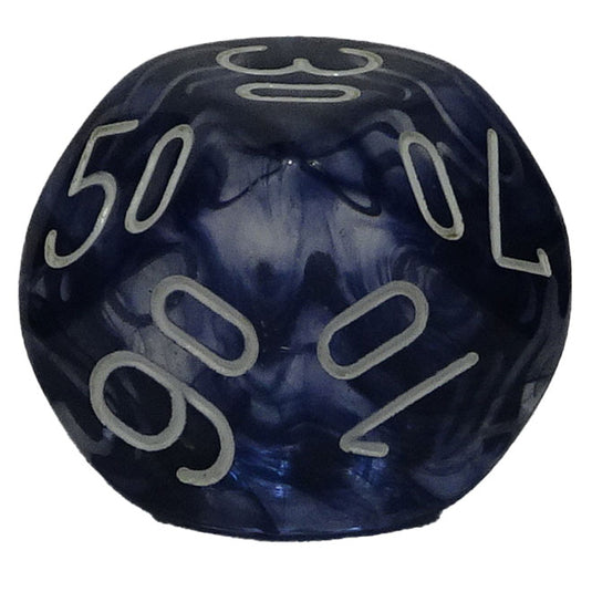 Chessex - Signature 16mm D10/100 - Nebula - Black with White