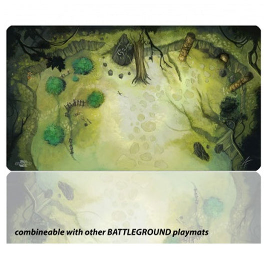Blackfire Playmat - Battleground Edition Forest - Ultrafine - 2mm