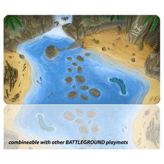 Blackfire Playmat - Battleground Edition Island - Ultrafine - 2mm