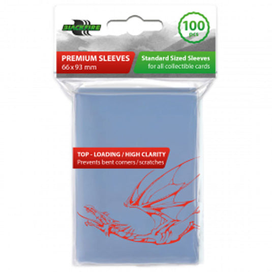 Blackfire - Standard Size - Premium Soft Sleeves (100 Sleeves)