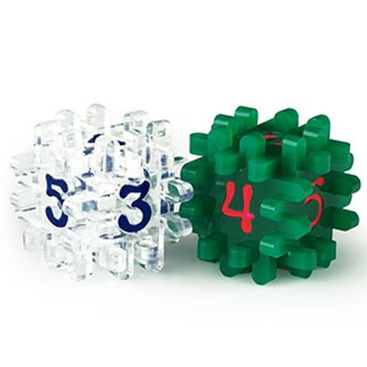 Blackfire Constructible Dice - Clear & Green