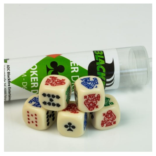 Blackfire Dice - 16mm Poker Dice Set (5 Dice)