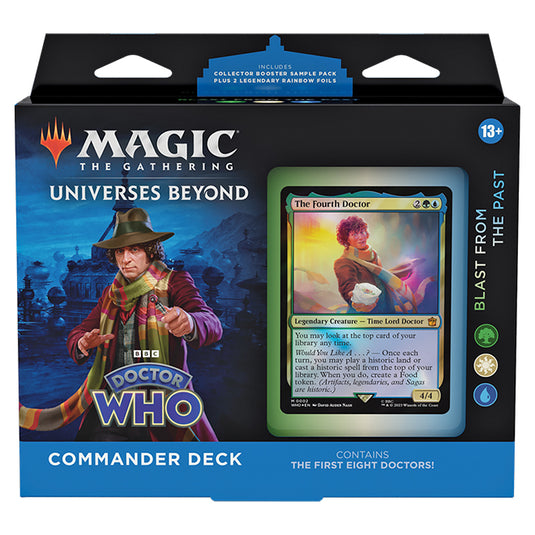 Magic the Gathering - Universes Beyond - Doctor Who - Commander Deck - Bundle of 4
