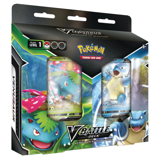 Pokemon - V Battle Deck Bundle - Blastoise Vs. Venusaur