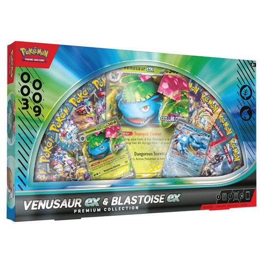 Pokemon - Venusaur ex & Blastoise ex Premium Collection