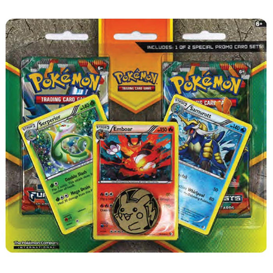 Pokemon Furious Fists 2 Pack Blister (Serperior, Emboar, and Samurott)