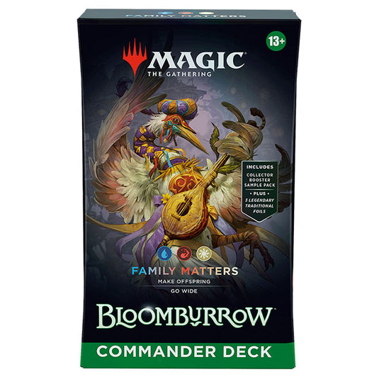 Magic the Gathering Bloomburrow Commander Deck Family Matters