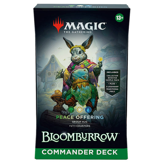 Magic the Gathering Bloomburrow Commander Deck Peace Offering