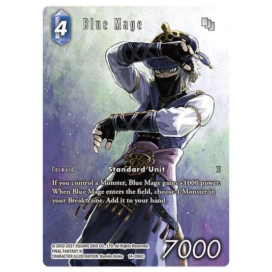 Final Fantasy - Opus 14 - Blue Mage - Full Art Foil - (14-096C)