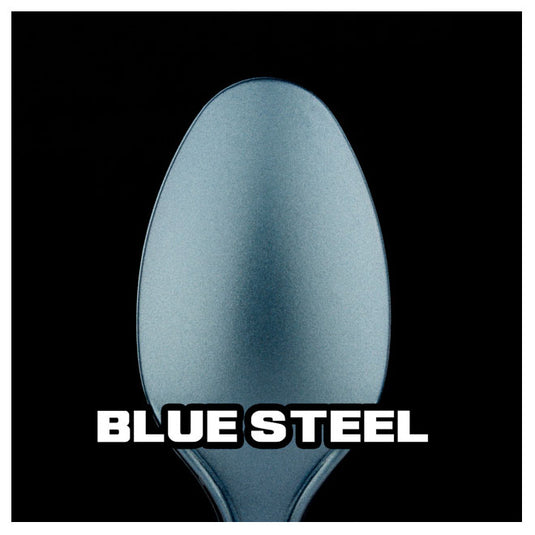 Turbo Dork Paints - Metallic Acrylic Paint 20ml Bottle - Blue Steel