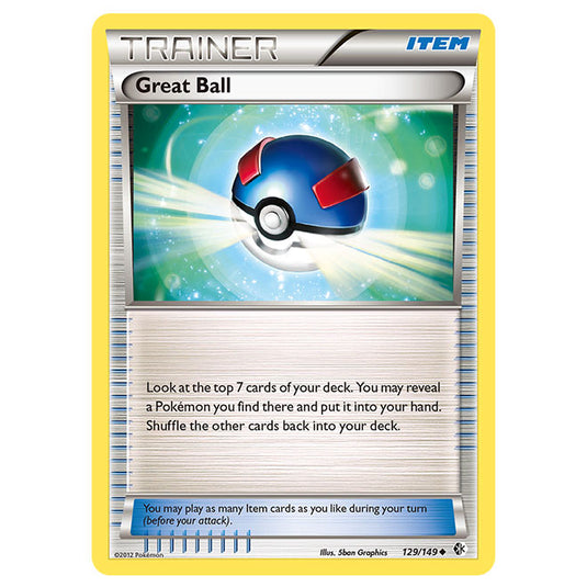 Pokemon - Black & White - Boundaries Crossed - Great Ball 129/149