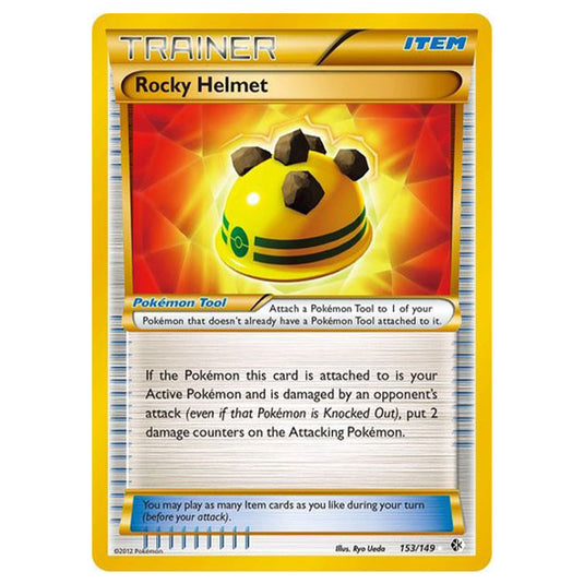 Pokemon - Black & White - Boundaries Crossed - Rocky Helmet (Secret Rare) 153/149