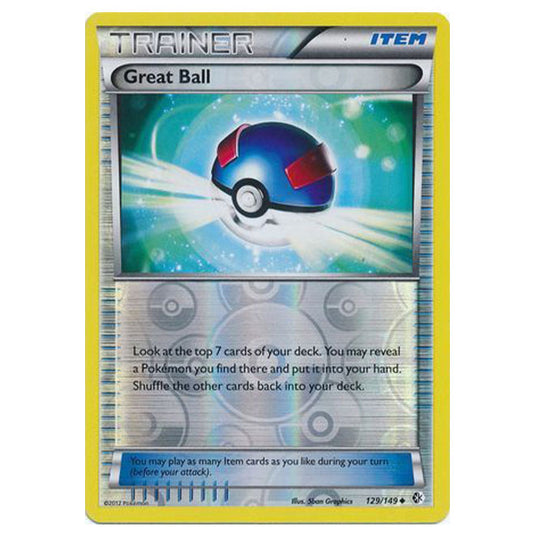 Pokemon - Black & White - Boundaries Crossed (Reverse Holo) - Great Ball 129/149