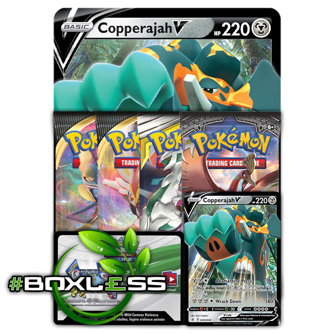 Pokemon - Copperajah V Box (Boxless) Pokemon - Copperajah V Box (Boxless)