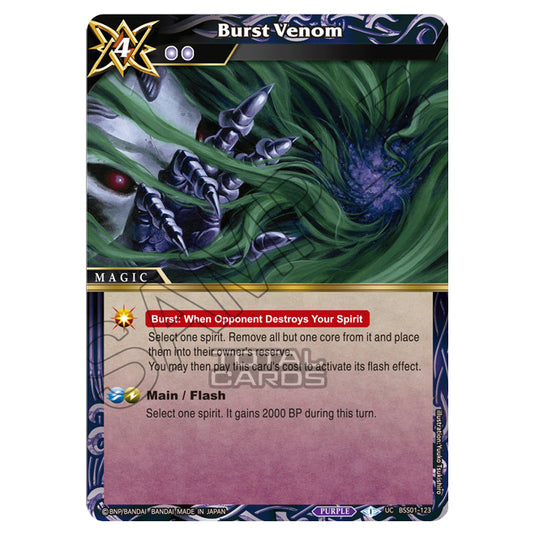Battle Spirits Saga - Dawn of History - Burst Venom (Uncommon) - BSS01-123