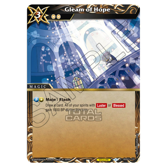 Battle Spirits Saga - Dawn of History - Gleam of Hope (Common) - BSS01-135