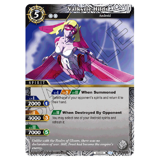 Battle Spirits Saga - Aquatic Invaders - Valkyrie Hildr (Rare) - BSS03-054