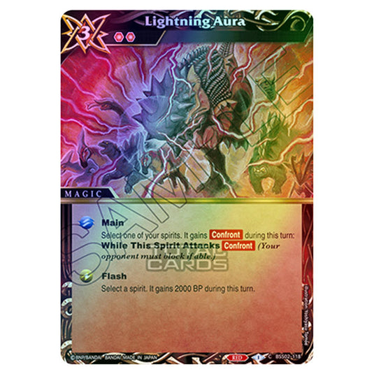 Battle Spirits Saga - False Gods - Lightning Aura (Common) - BSS02-118 (Foil)