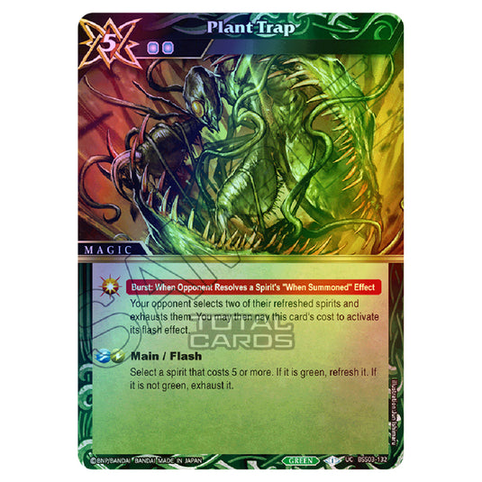 Battle Spirits Saga - Aquatic Invaders - Plant Trap (Uncommon) - BSS03-132 (Foil)