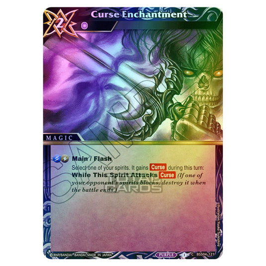 Battle Spirits Saga - BSS04 - Savior of Chaos - Curse Enchantment (Common) - BSS04-121 (Foil)