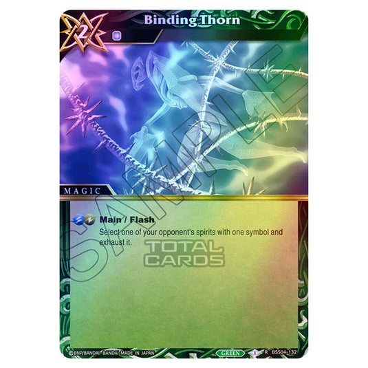 Battle Spirits Saga - BSS04 - Savior of Chaos - Binding Thorn (Rare) - BSS04-132 (Foil)