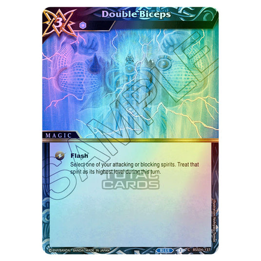 Battle Spirits Saga - BSS04 - Savior of Chaos - Double Biceps (Common) - BSS04-137 (Foil)