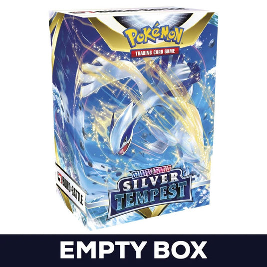 Pokemon - Sword & Shield - Silver Tempest - Build & Battle - Empty Deck Box