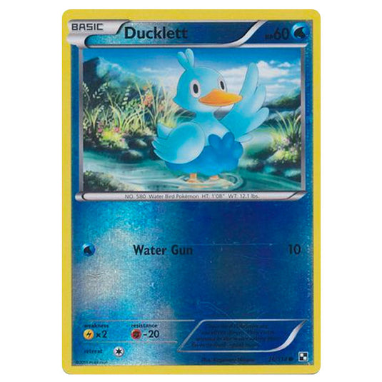 Pokemon - Black & White - (Reverse Holo) Ducklett 36/114