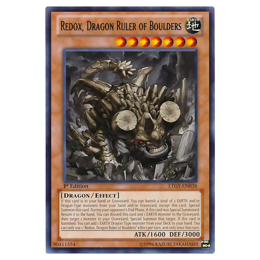 Yu-Gi-Oh! - Lord of the Tachyon Galaxy - Redox, Dragon Ruler of Boulders (Rare) LTGY-EN038