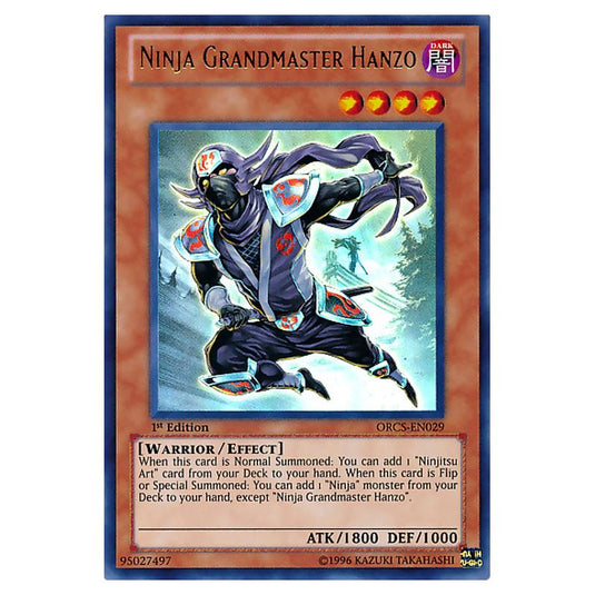 Yu-Gi-Oh! - Order of Chaos - Ninja Grandmaster Hanzo (Ultra Rare) ORCS-EN029