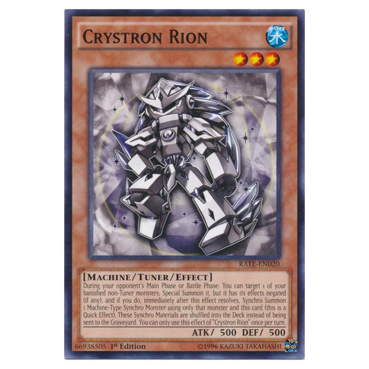Yu-Gi-Oh! - Raging Tempest - Crystron Rion (Common) RATE-EN020