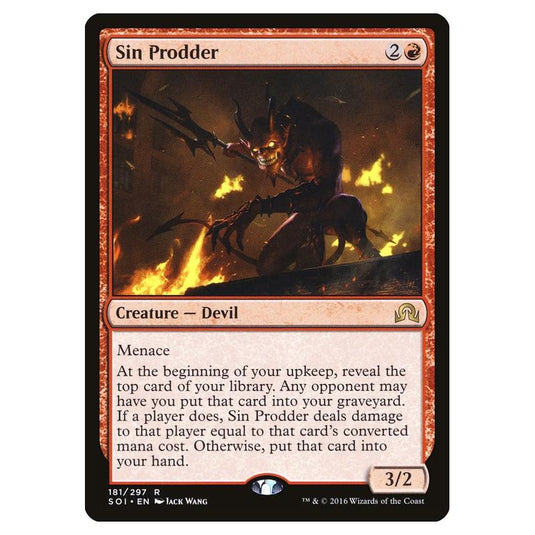 Magic the Gathering - Shadows over Innistrad - Sin Prodder - 181/297