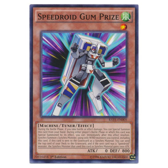 Yu-Gi-Oh! - Raging Tempest - Speedroid Gum Prize (Common) RATE-EN005